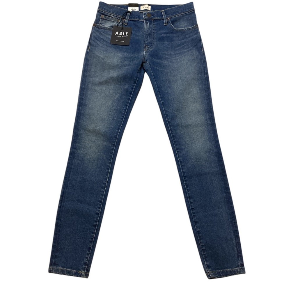 ABLE Women's Blue Jeans Size 26 The Skinny Jeans NWT Denim Casual Trendy Boho